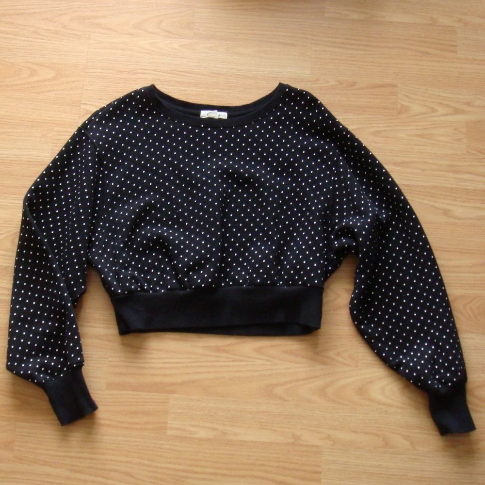 Garage 80s Cropped Sweatshirt | Size Small